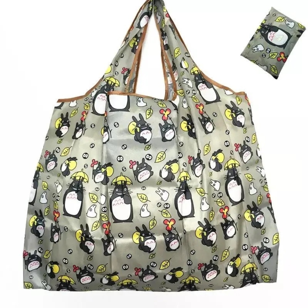 Sanrio kawaii Tortoise Turtle Waterproof Portable Foldable Nylon Grocery Bag